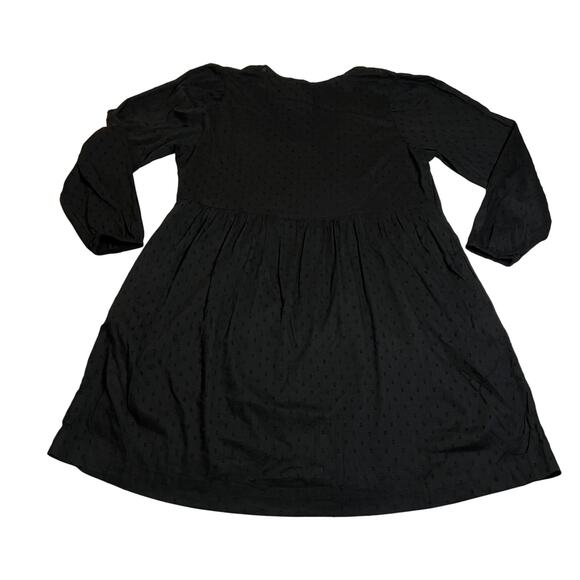 Old Navy V-Neck Clip Dot Mini Swing Dress Size Large NEW LBD Minimalist Casual - Picture 5 of 12